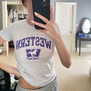 western university tshirt